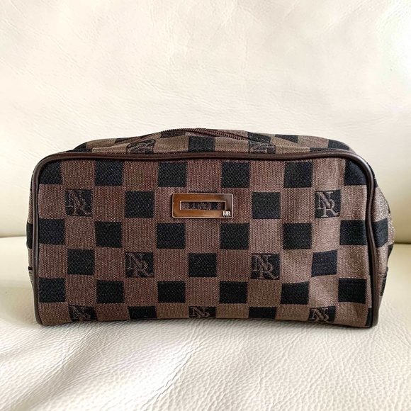 Brand New - NR plaid cosmetic bag - Picture 1 of 9